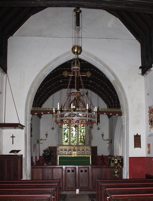 View towards the alter at the eastern end